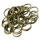 thumbnail image 2 of 50 piezas llavero bronce tono espacios en blanco llavero llavero dividido Sunnimix Llaveros divididos, 2 of 4