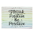 thumbnail image 1 of Positive Energy Cutting Board, Motivational Words on Pastel Tone Rainbow Colors Brushstroke Lines, Decorative Tempered Glass Cutting and Serving Board, in 3 Sizes, by Ambesonne, 1 of 2