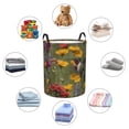 thumbnail image 4 of Fuzoiu Humming Bird Print Circular Hamper,Laundry Basket with Handle,Collapsible Laundry,Dirty Clothes Storage Basket,for Bedroom Bathroom Dorm Living Room-, 4 of 6