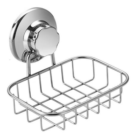 Vacuum Suction Soap Dish Holder Bar Sponge For Shower Vacuum Suction Soap Dish Holder Bar Sponge For Shower Bathroom Tub And Kitchen Sink Rust Proof Stainless Steel