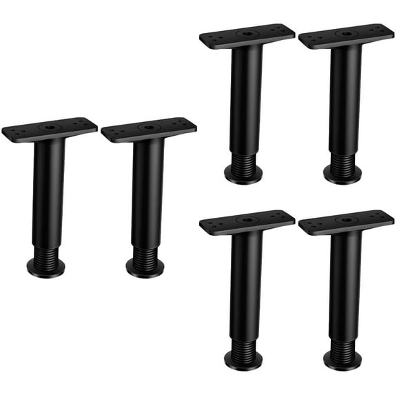 6 Pcs Bed Support Frame Adjustable Bed Frame Bed Frame Support Leg Bed Stabilizer Center Support Leg Bed Legs