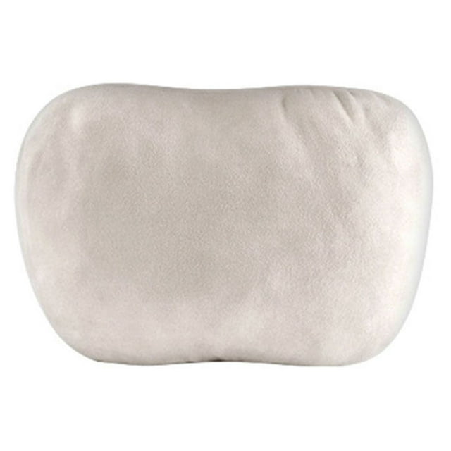 Speravity Reposacabezas de coche, reemplazo lavable de Color sólido, ergonómico, transpirable, cojín para vehículo automotriz, accesorios de Automoción decorativa y accesorios Beige