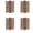 Red Bronze, variant on Quroko Heavy-Duty Metal Ratchet Adjustable Spring Hinge Self-Closing Fire Tested with Screws & Pins (Green Bronze, 1pcs)