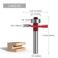 thumbnail image 1 of 8-Piece Export-Grade Woodworking Router Bit Set: 1/4 Inch Shank T-Shape Roller Ball Cutters for Edge Trimming & Slotting, Universal Compatibility with Most Woodworking Machines, Durable Zhejiang-Made, 1 of 6