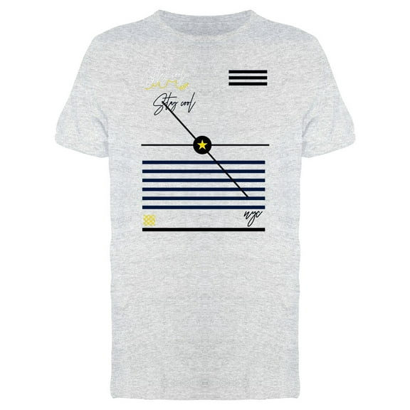 New York Stay Cool Slogan Tee Men's -Image by Shutterstock