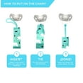 thumbnail image 4 of 6PCS Baby Pacifier Holder Clip - Pacifier Clip for Boys and Girls Fits for Most Pacifiers - Protects Your Baby - Binkie Styles & Baby Teethers & Toys and Gift, 4 of 7