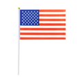 thumbnail image 4 of USA Flag American Small Stick Mini Hand Held Flags Decorations 1 Dozen (12 Pack), 4 of 4