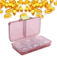 thumbnail image 4 of Étui à Pilules, Distributeur de Pilules Portable pour Pochette pour Différents Médicaments Rouge Vin, 4 of 8