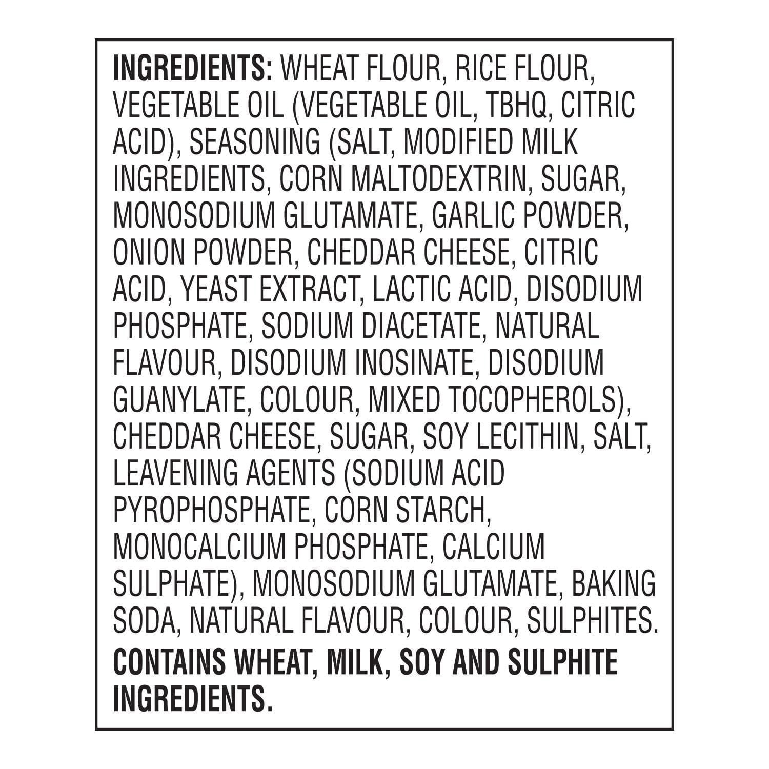 Cheez-It Baked Snack Crackers Crunch Scorchin' Hot Cheddar 191g