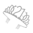 thumbnail image 3 of HONMEET Number Crown Headdress Silver Hair Accessories for Decoration, 3 of 6