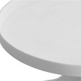 thumbnail image 5 of Uttermost Kenna 25" Round Coastal Aluminum Accent Table in Matte White, 5 of 5
