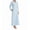 Light Blue, variant on Women's Amanda Rich 607-37 Velour Zip Front Robe (Red S)
