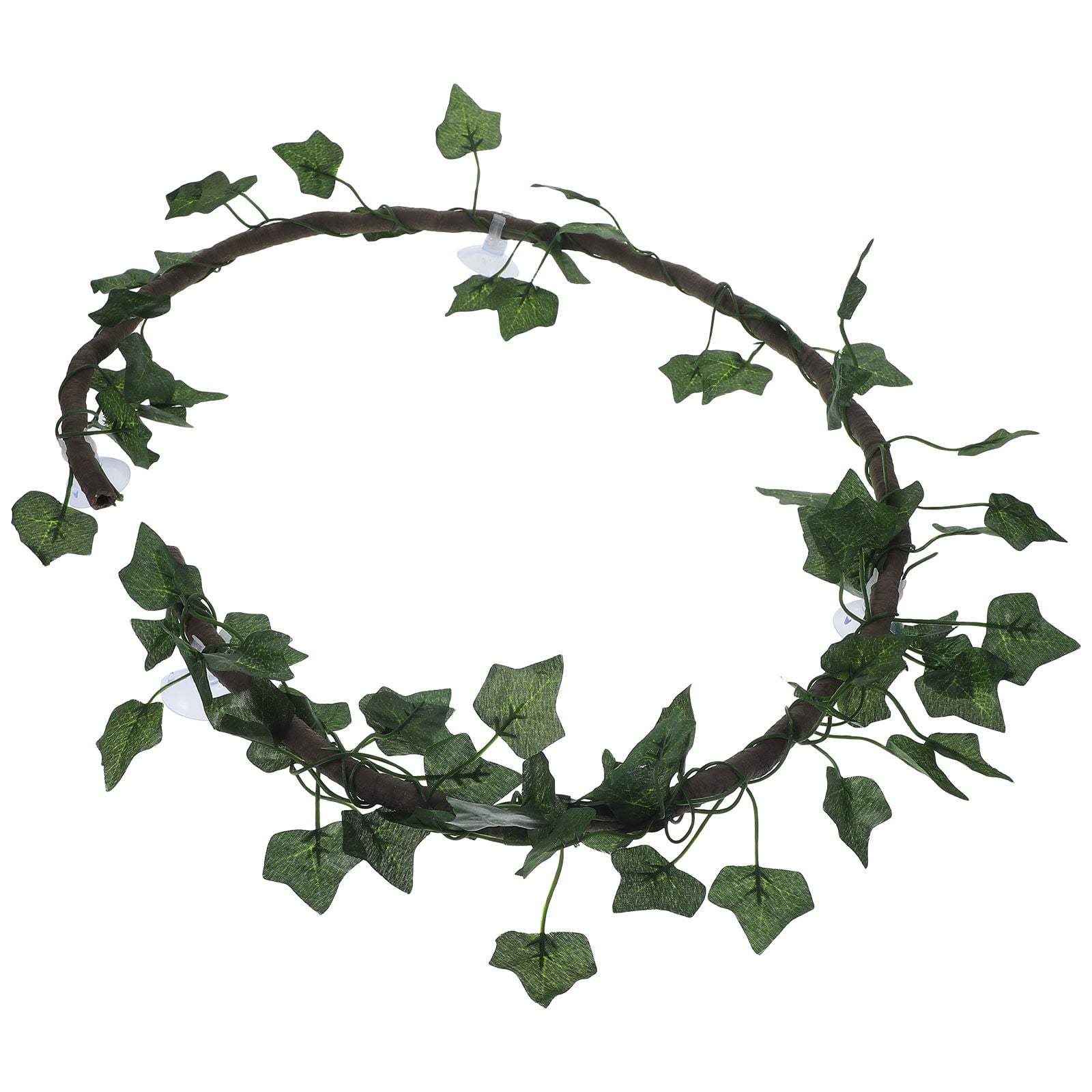 COSMOBETTY Accessories for Reptile Boxes Jungle Vines Artificial Leaf Pet Habitat Decor Green 1Pack