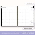thumbnail image 4 of Blue Sky Ashley G 2026 Weekly and Monthly Planner Calendar, January 2026 - December 2026, 8.5" x 11", Flexible Cover, Durable Twin Wire Binding, Laminated Tabs, Pocket & Stickers, Sweetheart Black, 4 of 8