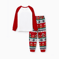 thumbnail image 5 of PatPat Christmas Pjs Kids Pajamas Family Matching Sets Gingerbread Print Long-sleeve PJS with Christmas Socks, Red, Kids: 3-4 Years, 5 of 8