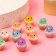 thumbnail image 6 of 20 Pcs Easter Mini Glow in The Dark Chick Figures, Chick Egg Miniature Figurines, Luminous Broken Chick Ornament, Animal Figurines for Home Holiday Decor, 6 of 9