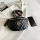 thumbnail image 4 of Bolso bandolera informal para mujer, bolso de cintura con cinturón informal, bolso para citas diarias de gran capacidad, 4 of 7