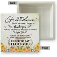 thumbnail image 3 of Zomyto 5x5 Inches Country I Need to Say I Love You Grandma Wood Box Sign Grandma Wooden Box Sign Nana Sign Block Plaque, 3 of 6