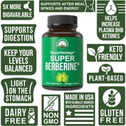 Peak Performance Dihydroberberine Super Berberine Supplement GlucoVantage 200mg Metabolism Support Vegan Gluten-Free 30 Count Capsules