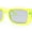 Neon Green - Light Black, variant on Womens Mod Rectangle Chic Fashion Minimal Thick Plastic Sunglasses Neon Green - Light Black