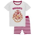thumbnail image 1 of Harry Potter Pyjama Court pour Femmes avec Écusson de Poudlard, 1 of 7