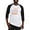 Black/White, variant on CafePress - Baseball Tee - Cotton Baseball Jersey, 3/4 Raglan Sleeve Shirt