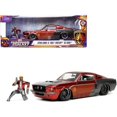 thumbnail image 1 of Jada 32915 1-24 Scale 1967 Ford Mustang Shelby GT-500 with Star-Lord Diecast Figurine Guardians of the Galaxy Marvel Diecast Model Car, Metallic Red & Gray, 1 of 11