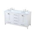 thumbnail image 4 of Elegant Decor VF18960DWH 60 in. Double Bathroom Vanity, White, 4 of 8