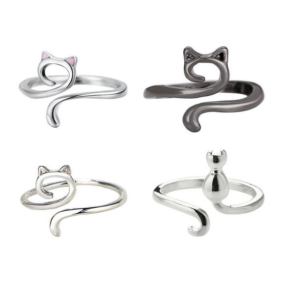 4PCS Adjustable Crochet Yarn Tension #Ring# Retro Crochet #Ring# Hot O3 M8I1