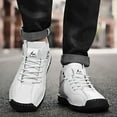 thumbnail image 2 of VBARHMQRT Bottes de Randonnée pour Hommes Bottes pour Couple Chaussures Décontractées en Cuir Pu pour Hommes Nouvelles Tendance Bottes pour Hommes Bottines Bottines, 2 of 7