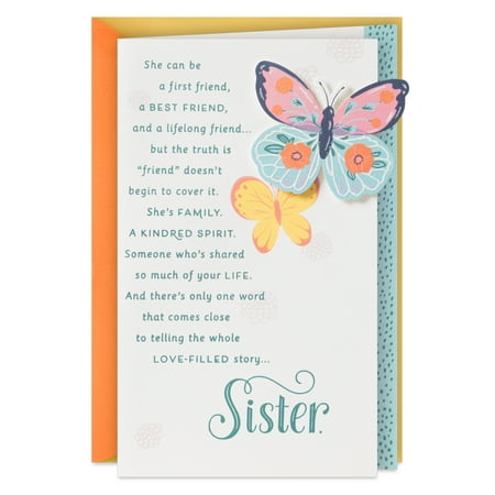 Hallmark Birthday Card for Sister (Thank You For Being You)
