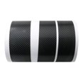 thumbnail image 2 of Película adhesiva negra de carbono 4D, 5 uds., para protección Universal del umbral de la puerta del coche, 2 of 4