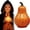 A*2, variant on BINGLI Halloween LED Pumpkin Lights Battery Operated Flame Pumpkin Decoration Outdoor 3D Lighted Pumpkins Jack-O-Lantern Fall Pumpkins Resin Light Up Pumpki Figurine for Garden Decor