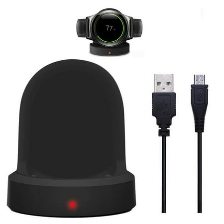 Iphone 3g Dock Connector Samsung Gear S2 Charger,Wireless Charging Dock for Samsung Gear S2 3G SM R720 R730 / Classic R732 ()