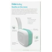 Frida Baby 2-in-1 Portable Sound Machine and Night Light with Strap for Infant, White noise Machine with Soothing Sounds for Stroller or Car Seat with Volume Control