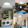 thumbnail image 6 of Motion Sensor Ceiling Light Indoor Wired PIR, 2700/3000/3500/4000/5000K, LED Closet Lights Motion Sensored 7 in,12W, Timer, Motion Activated Flush Mount Ceiling Light for Hallway,Pantry, 6 of 9