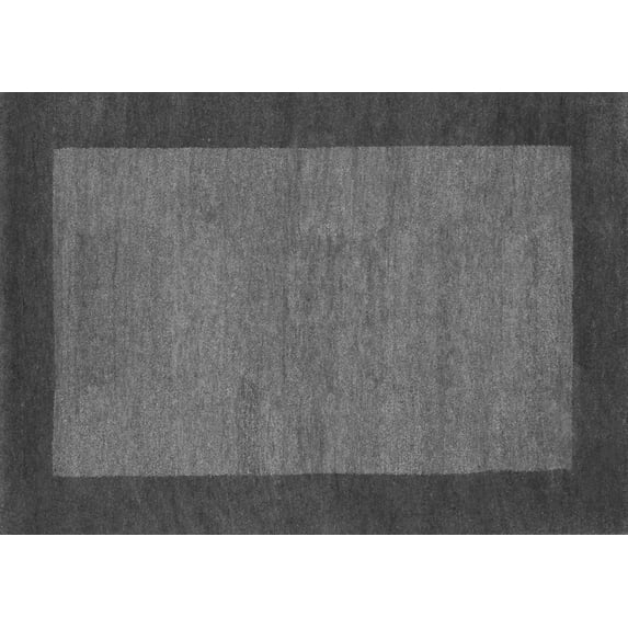 Ahgly Company Indoor Rectangle Abstract Gray Contemporary Area Rugs, 8' x 12'