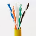 thumbnail image 4 of ICC - Bulk cable - 1000 ft - UTP - CAT 6e - riser, solid - yellow, 4 of 10