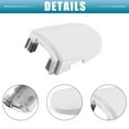 thumbnail image 3 of Front Left Exterior Door Handle Lock Cover Cap Replacement for Volkswagen Beetle 2012-2019 White, 3 of 6