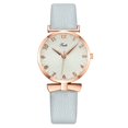 thumbnail image 3 of Resicozy Womens Watch Dress Watch Leather Strap Quartz Wrist Watch Classic Wrist Watch 2026 Light Blue One Size, 3 of 4