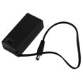 thumbnail image 2 of 2X DC 9V PP3 Battery Holder Box Case Wire Lead ON/OFF Switch Cover + 2.1mm Plug, 2 of 7