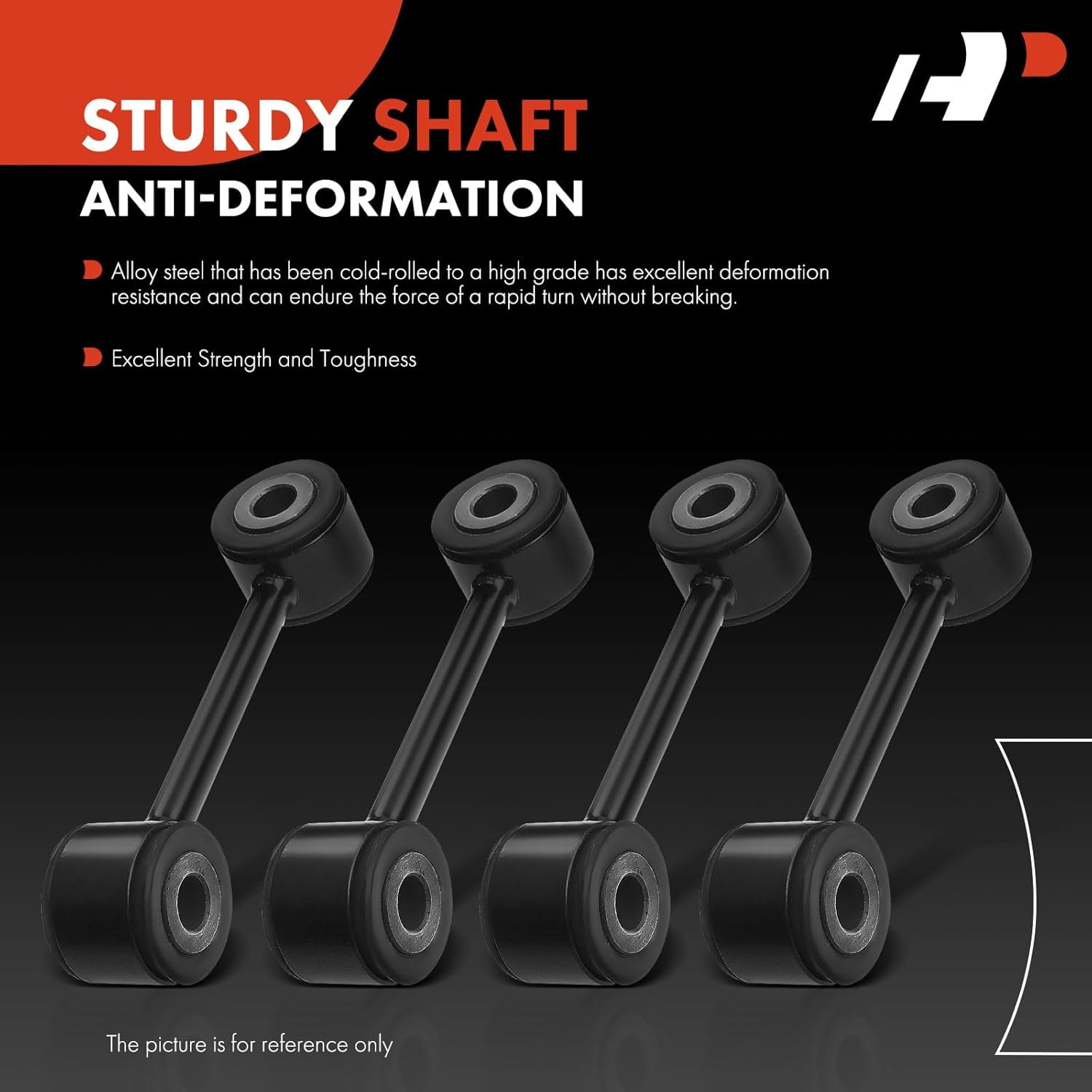 A-Premium Set of 4, Front & Rear Sway Bar Links Kit Stabilizer Bar Links, Compatible with Mazda Miata 1990-1997