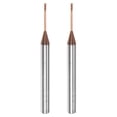 thumbnail image 1 of 2uds Cuadrado Nariz Extremo Molino 4mm Vástago 1mm x 12mm AlTiSin Recubierto Sólido Carburo 4 Flautas Extra Largo Fresado para Inoxidable Acero Aleación Endurecido Acero Unique Bargains, 1 of 6