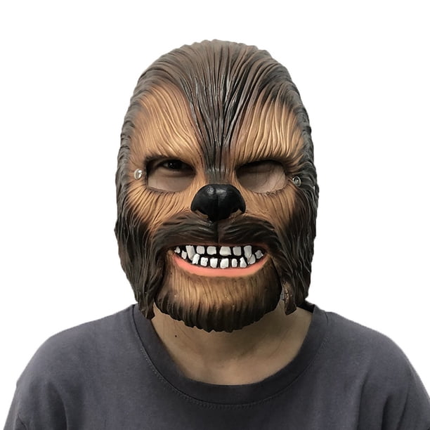 Máscara de cosplay Chewbaccass para Halloween, carnaval y pascua