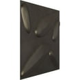 thumbnail image 2 of Ekena Millwork 19 5/8"W x 19 5/8"H Petal EnduraWall Decorative 3D Wall Panel, Universal Aged Metallic Weathered Steel (Covers 2.67 Sq. Ft.), 2 of 6