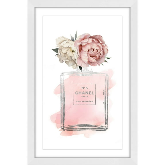 "Floral Peony" Framed Painting Print