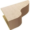 thumbnail image 6 of 9"W x 27"D x 18"H Classic Greensboro Rough Cedar Woodgrain TimberThane Corbel, Primed Tan, 6 of 6