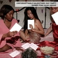 thumbnail image 2 of Koyal Wholesale 4"x6" Galentines Day Games for Women, Cute Pink Bows & Cupid This or That, 24-Pack, 2 of 4