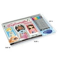 thumbnail image 7 of Fashion Angels: Sketch Portfolio Set & Markers - Fashionista - Outfit Design Pad, 10 Markers, Stencils, 100+ Holographic Stickers, Girls-Tweens-Kid 6+, 7 of 7