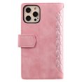 thumbnail image 4 of For iPhone 11 Pro Max Premium PU Leather Crossbody Case Purse Zipper Pocket Magnetic Folio Card Slots Wallet Kickstand Phone Case with Shoulder Strap & Wrist Strap For iPhone 11 Pro Max,
Rosegold, 4 of 14